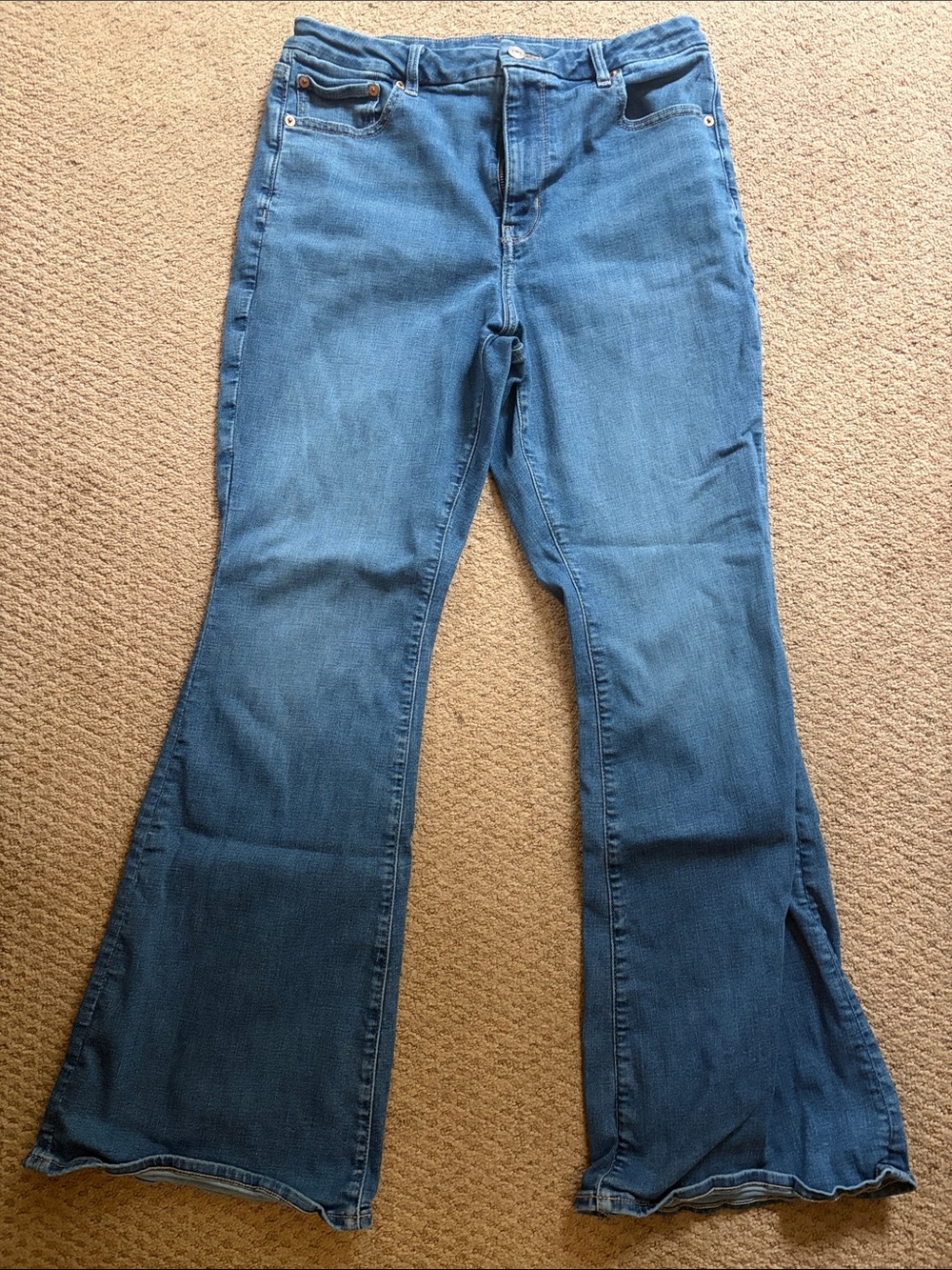 American Eagle Outfitters Medium Blue Flare Jeans